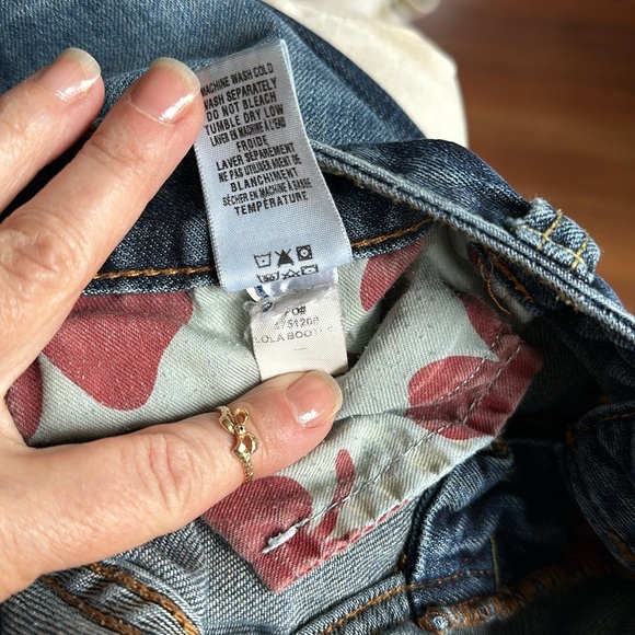 Lucky Brand Lola Boot Short Inseam Medium Washed Denim Jeans - Picture 6 of 9